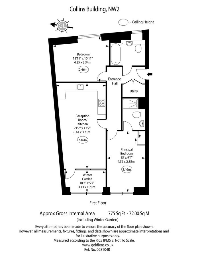 Piso en Londres, Reino Unido, 72 m² - imagen 16