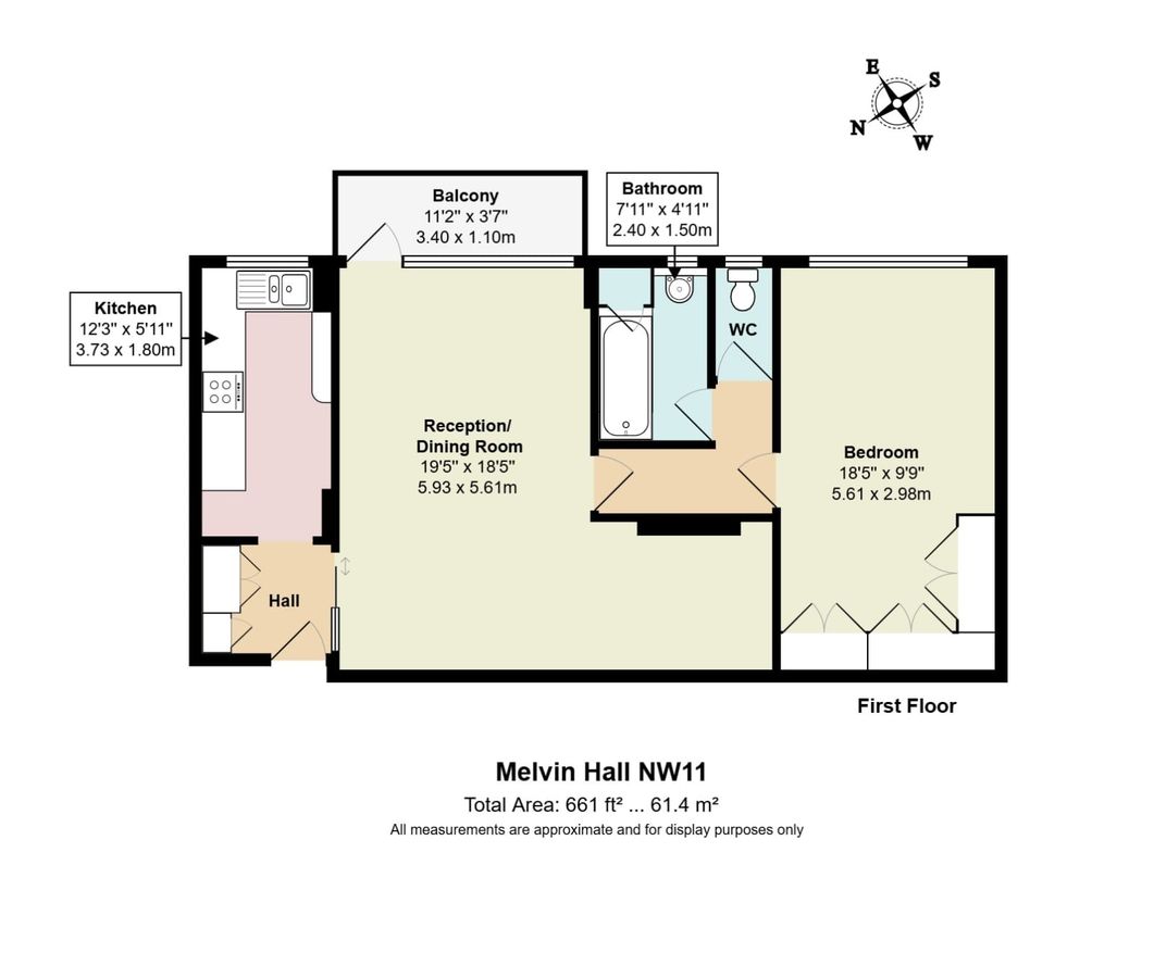 Flat in London, United Kingdom, 61 m² - picture 16