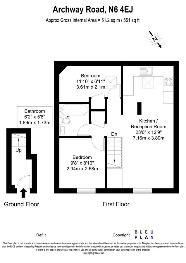 Appartamento a Londra, Regno Unito, 51 m² - foto 16