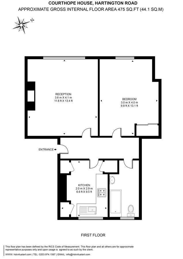 Appartamento a Londra, Regno Unito, 44 m² - foto 16