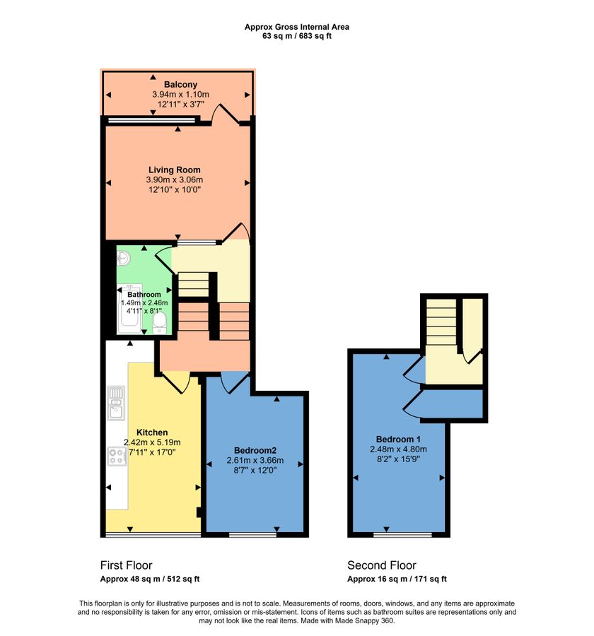 Appartamento a Londra, Regno Unito, 63 m² - foto 16