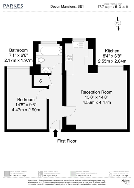 Appartement à Londres, Royaume-Uni, 48 m² - image 17