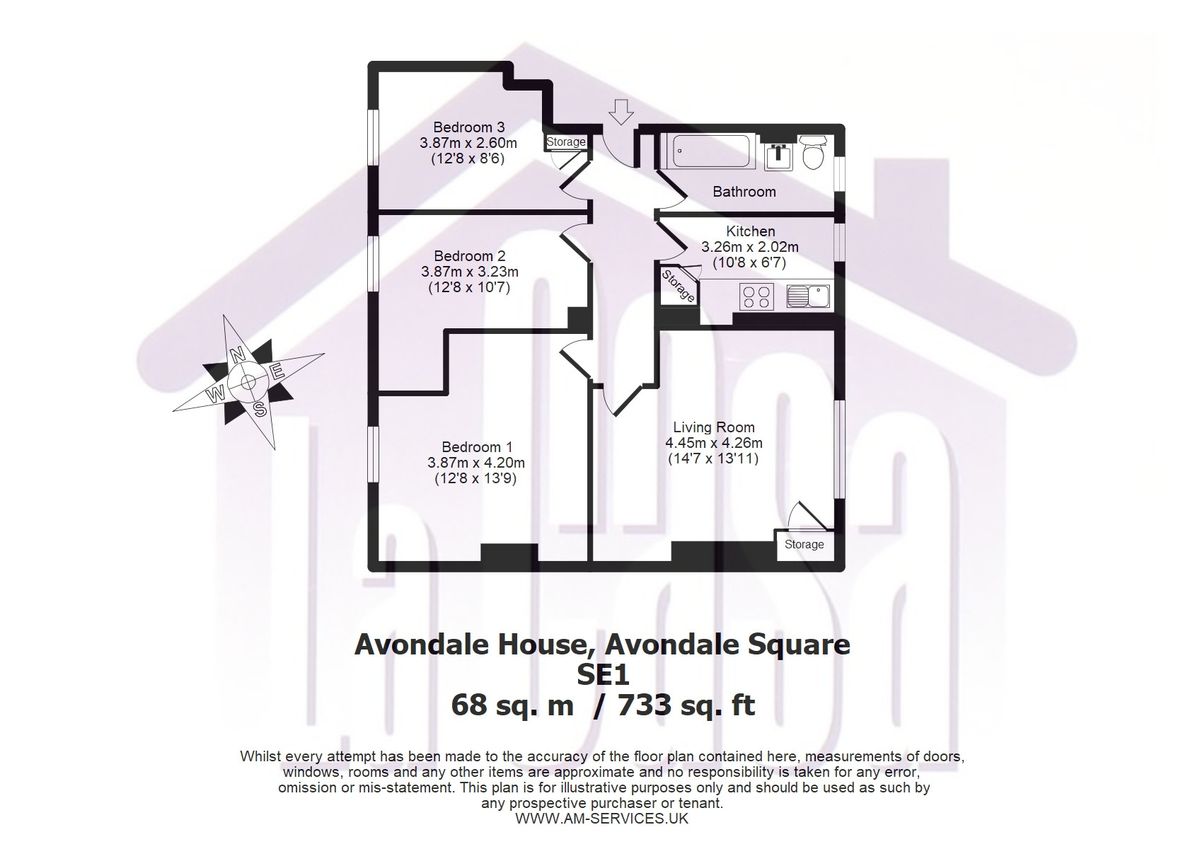 Flat in London, United Kingdom, 68 m² - picture 16