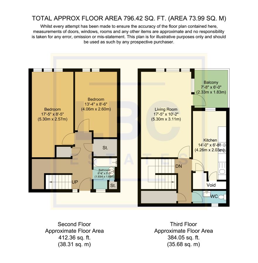 Wohnung in London, Großbritannien, 74 m² - Foto 18