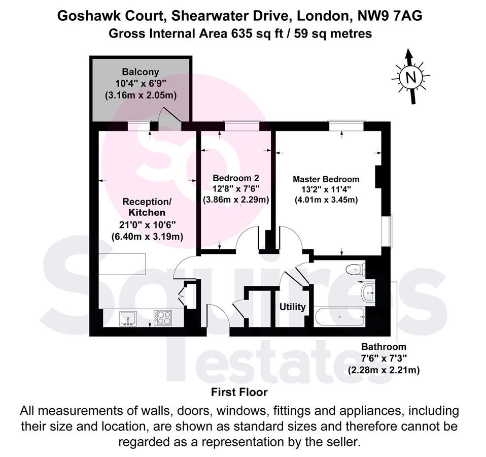 Piso en Londres, Reino Unido, 59 m² - imagen 18
