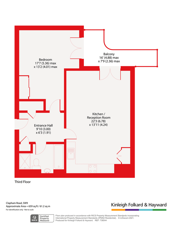 Appartamento a Londra, Regno Unito, 61 m² - foto 19