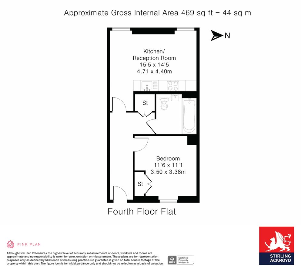 Flat in London, United Kingdom, 44 m² - picture 19