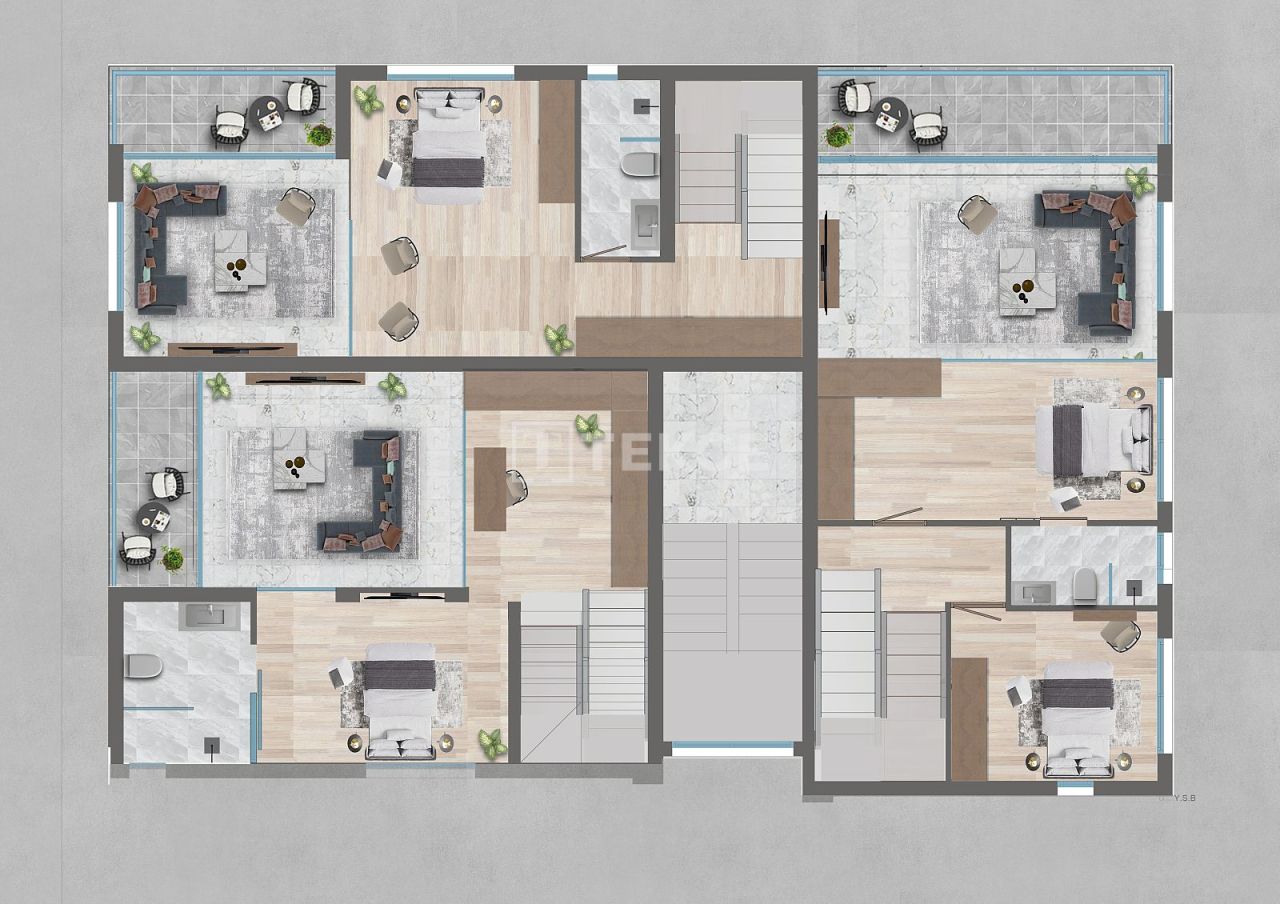 Penthouse à Gazimağusa, Chypre, 85 m² - image 15