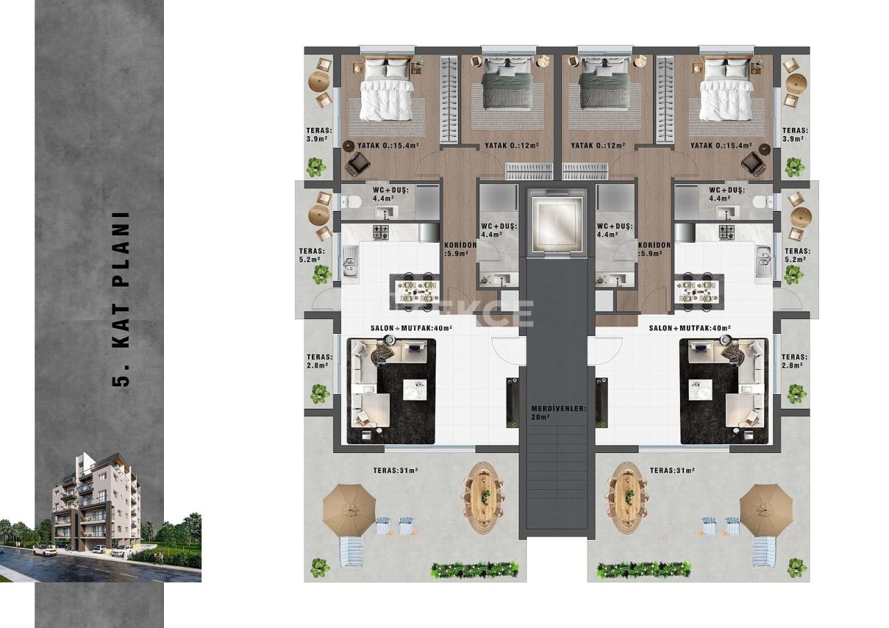 Apartment in Gazimagusa, Cyprus, 145 m² - picture 15