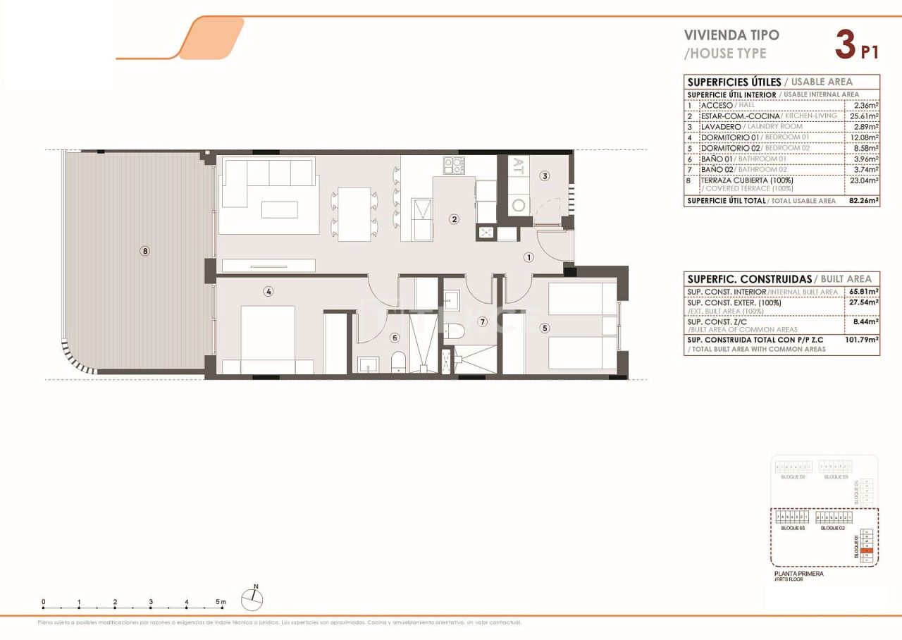 Apartment in Torrevieja, Spanien, 102 m² - Foto 17