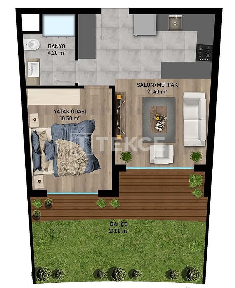 Apartment in Antalya, Turkey, 67 m² - picture 19