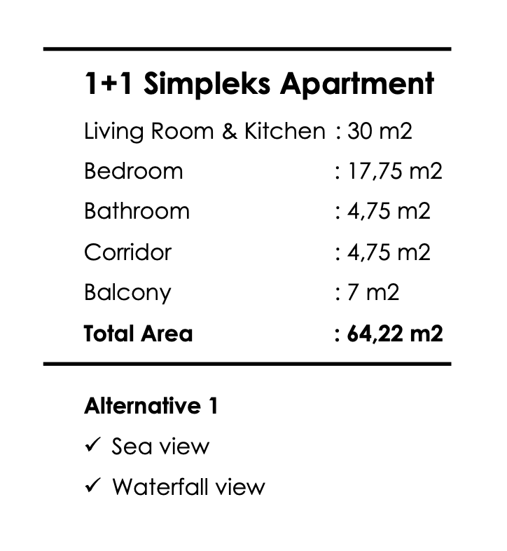 Piso en Antalya, Turquia, 65 m² - imagen 16