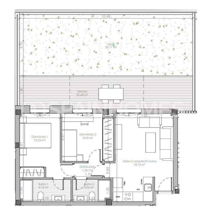 Appartement à Mijas, Espagne, 79 m² - image 11