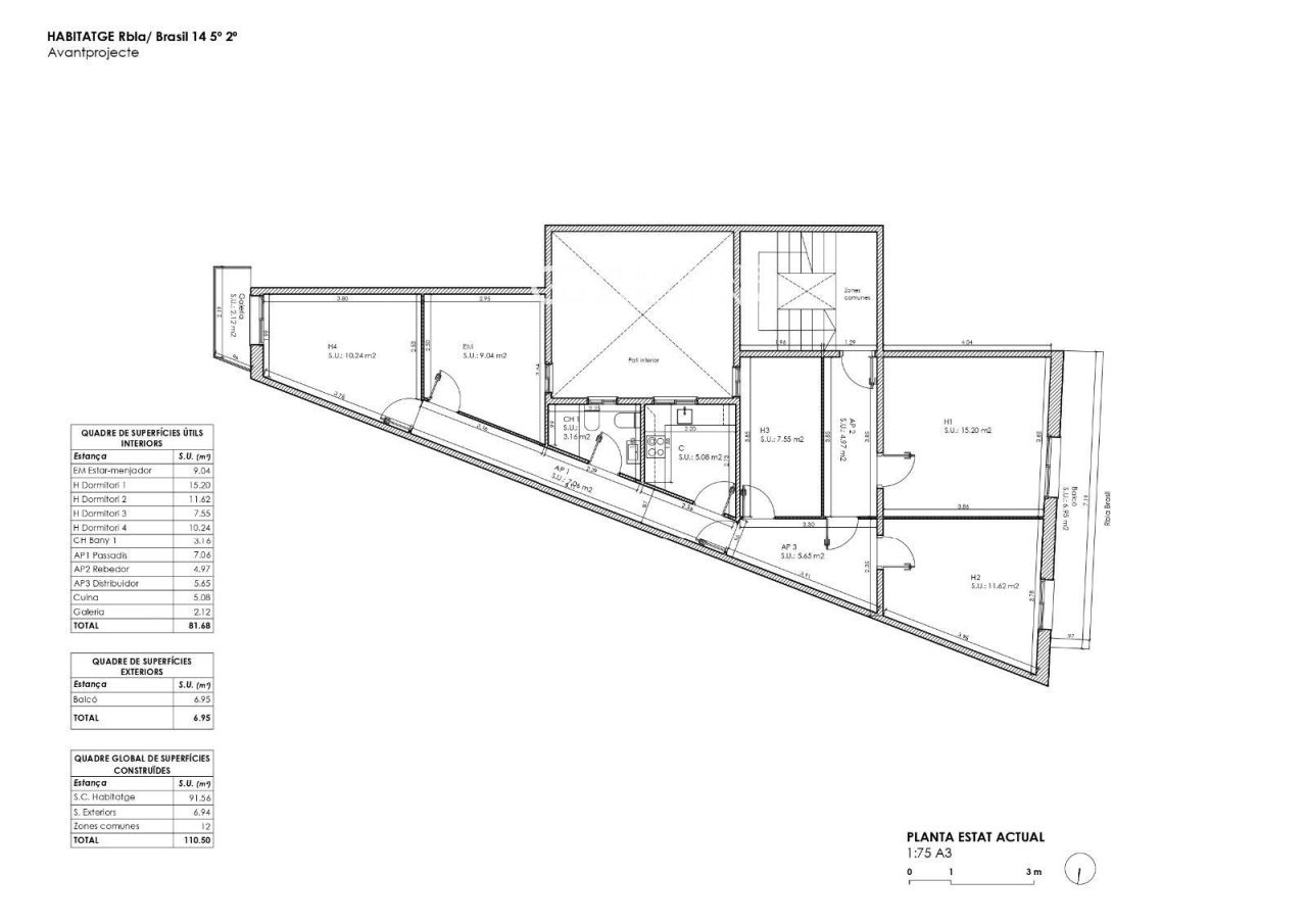 Wohnung in Barcelona, Spanien, 111 m² - Foto 1