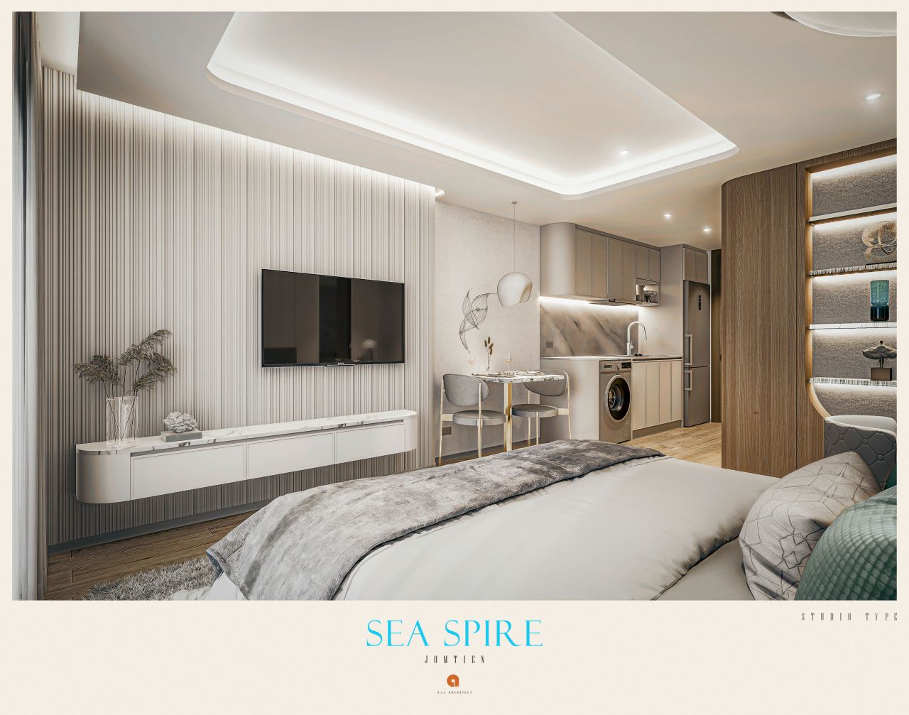 Appartamento a Pattaya, Thailandia, 30 m² - foto 8