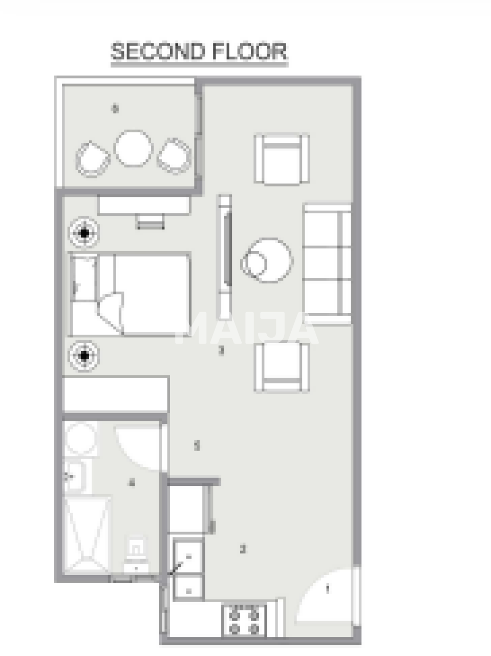 Apartamento en Hurghada, Egipto, 86 m² - imagen 2