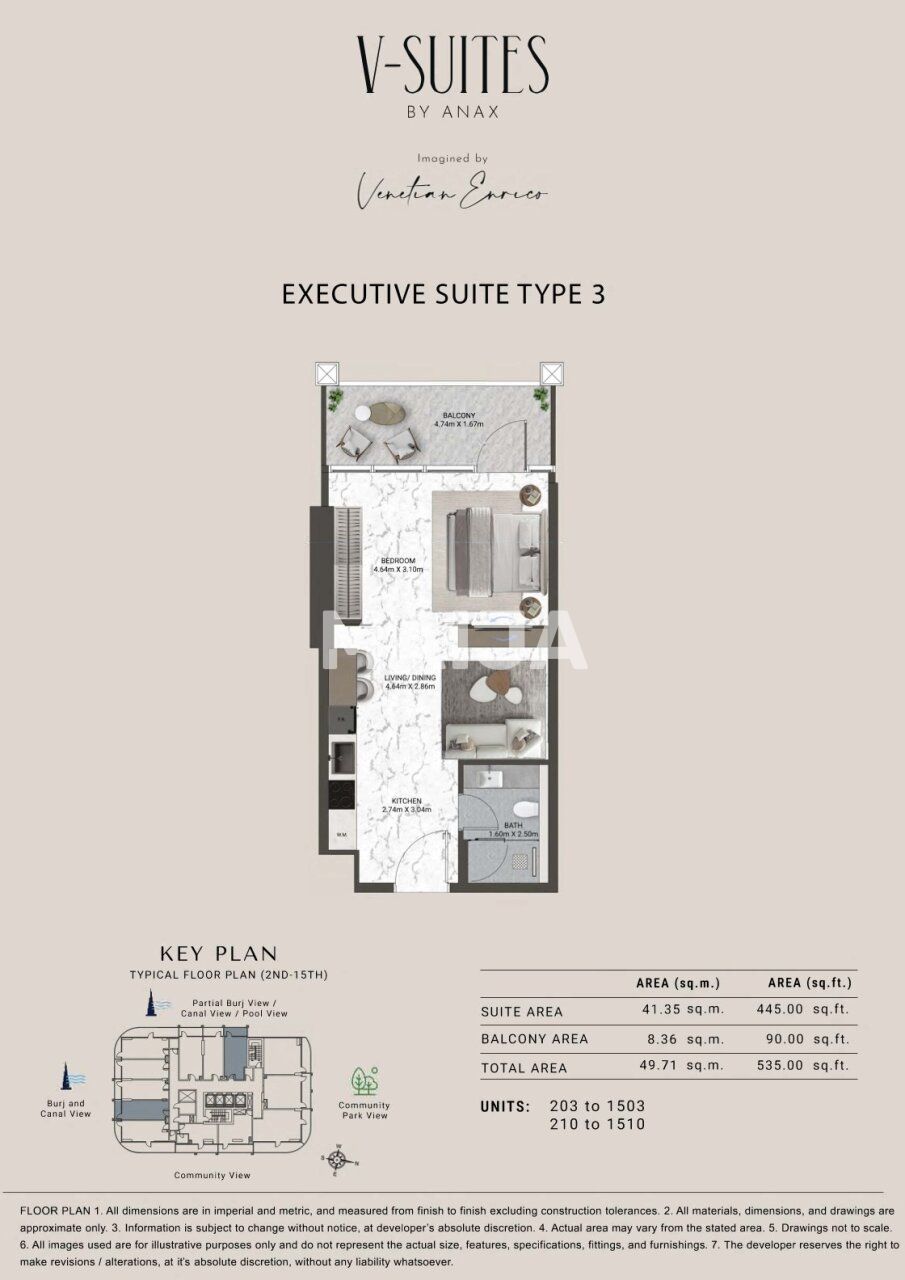 Appartamenti a Dubai, EAU, 40 m² - foto 2