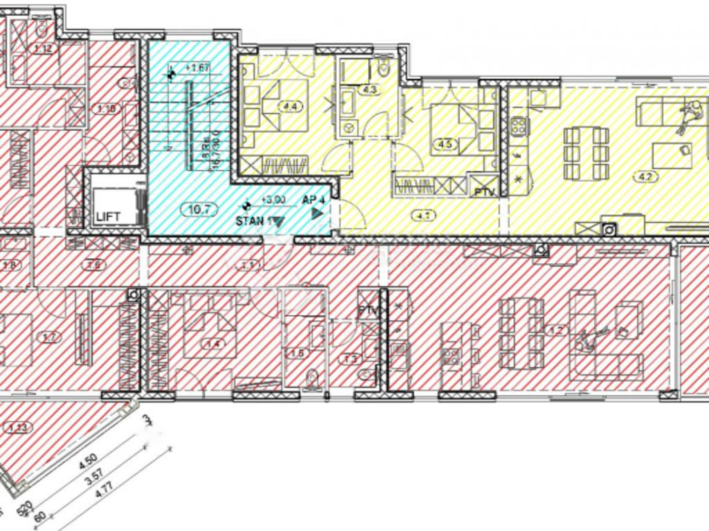 Piso en Opatija, Croacia, 156 m² - imagen 2