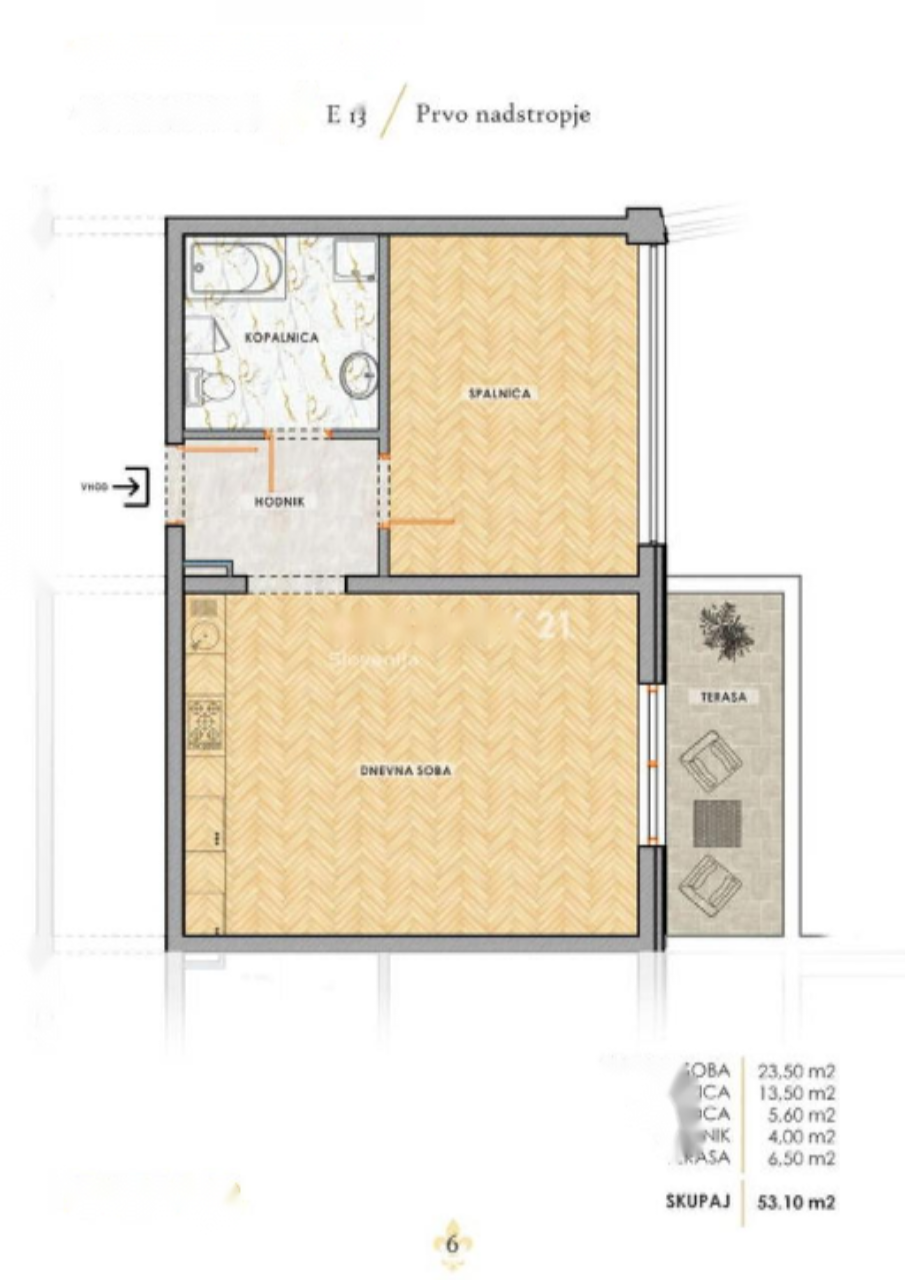 Wohnung in Portorož, Slowenien, 56 m² - Foto 6