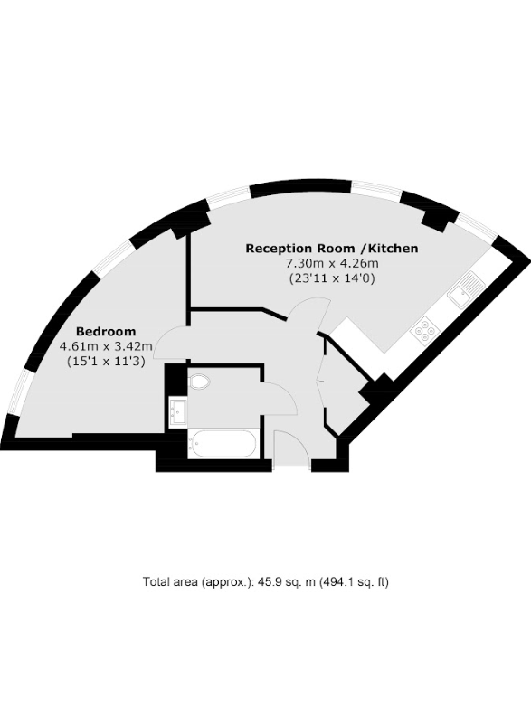 Piso en Londres, Reino Unido, 46 m² - imagen 7