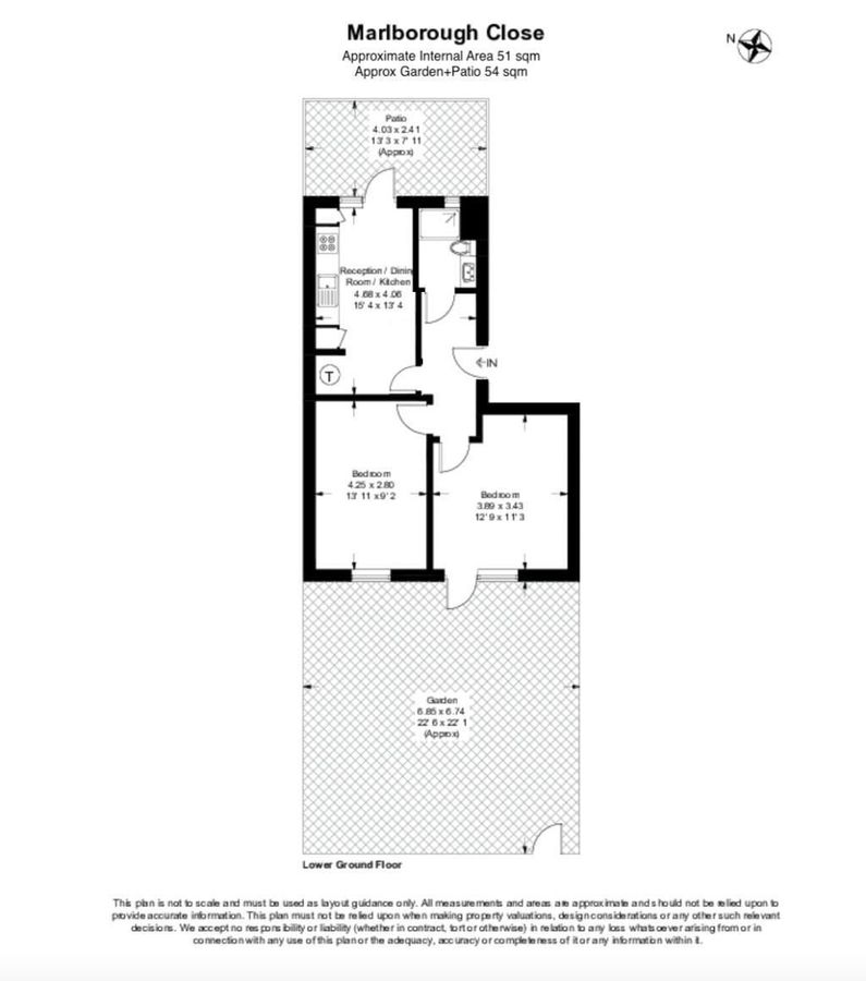 Wohnung in London, Großbritannien, 54 m² - Foto 9
