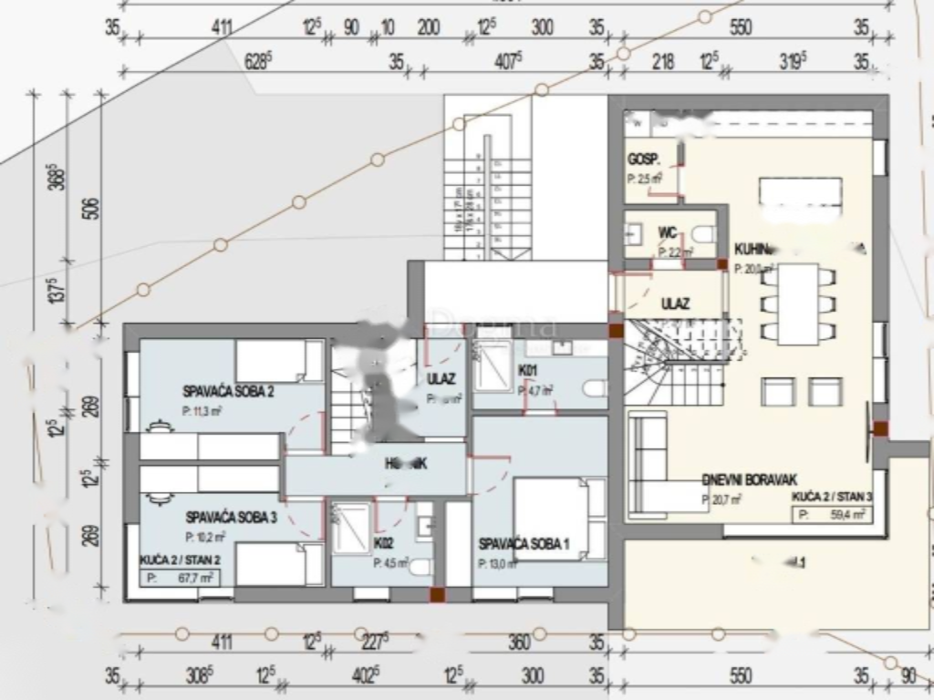 Piso en Opatija, Croacia, 148 m² - imagen 10