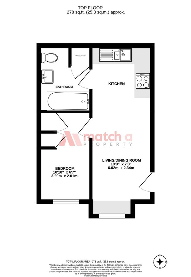 Wohnung in London, Großbritannien, 26 m² - Foto 11