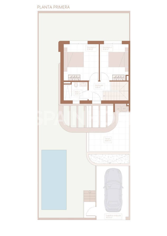 Villa a Daya Nueva, Spagna, 109 m² - foto 15