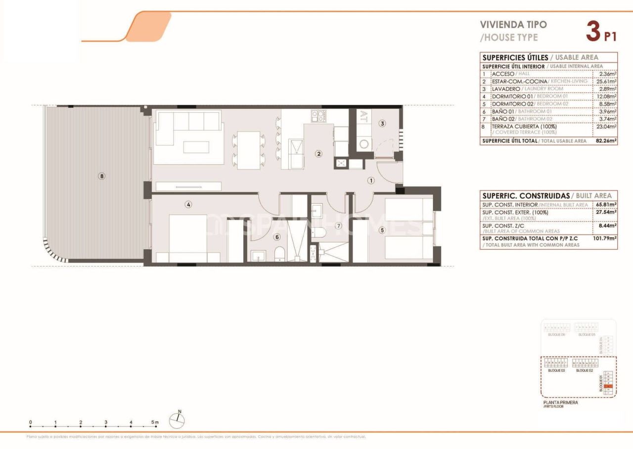 Apartment in Torrevieja, Spain, 103 m² - picture 16