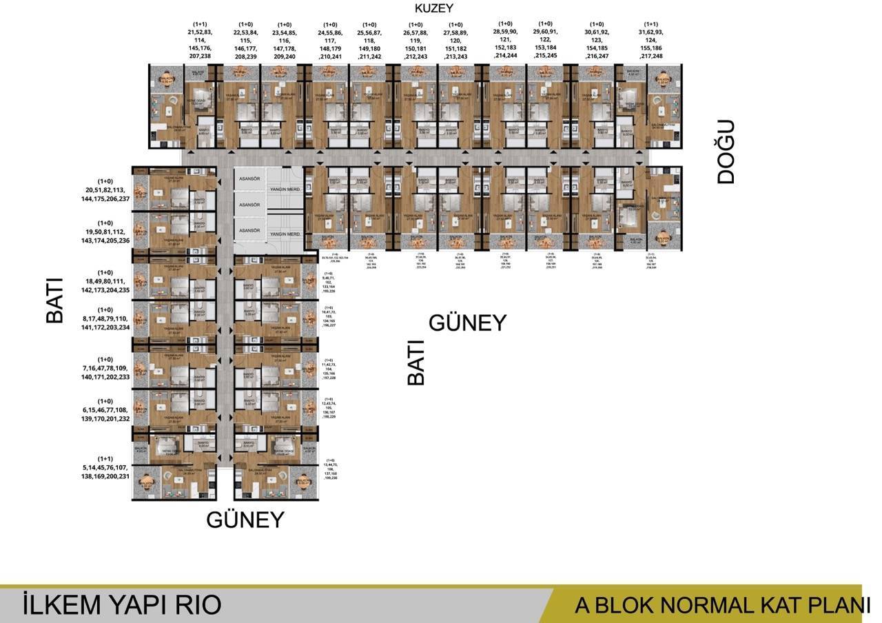 Appartamento a Mersin, Turchia, 39 m² - foto 7