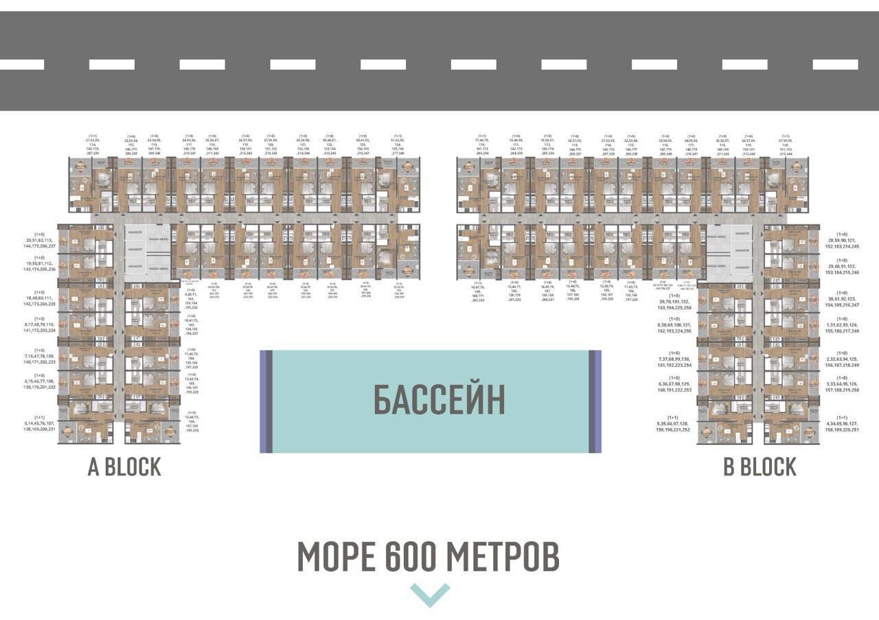 Appartamento a Mersin, Turchia, 39 m² - foto 13
