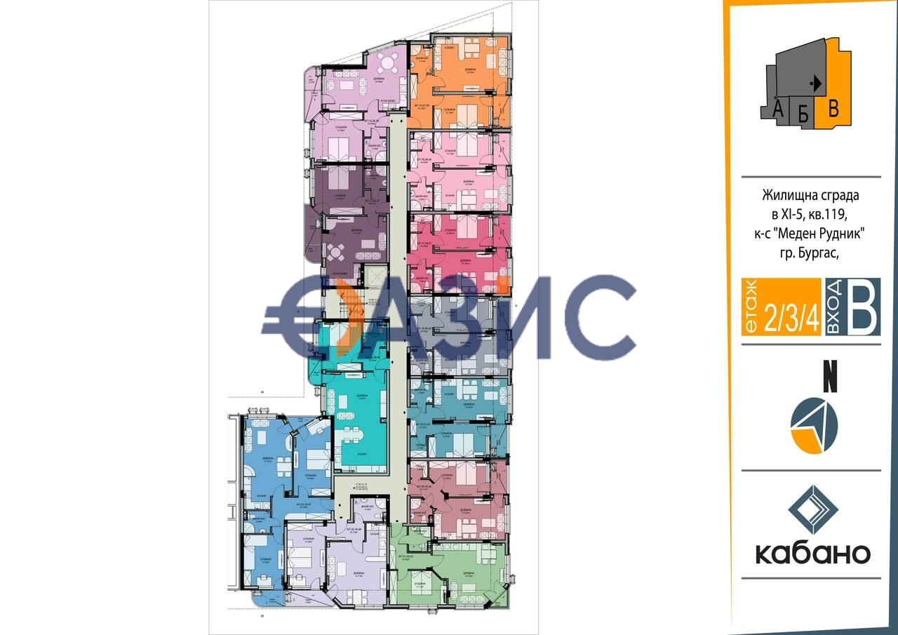 Appartamenti a Burgas, Bulgaria, 72.6 m² - foto 17