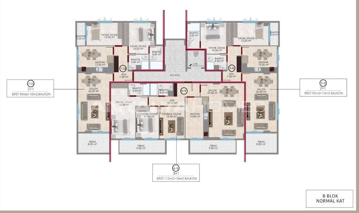Apartment in Alanya, Turkey, 100 m² - picture 18