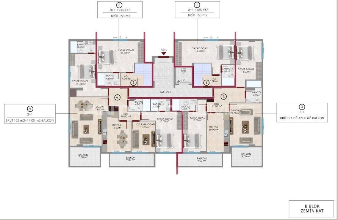 Apartment in Alanya, Turkey, 100 m² - picture 19