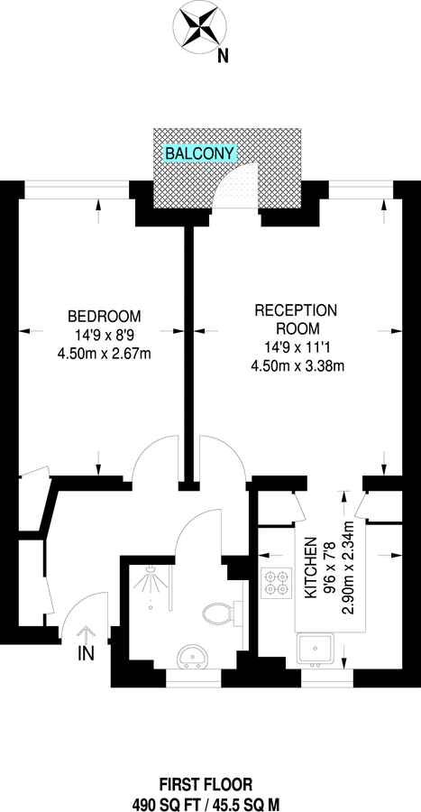 Appartement à Londres, Royaume-Uni, 46 m² - image 8