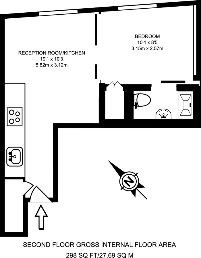 Wohnung in London, Großbritannien, 28 m² - Foto 12