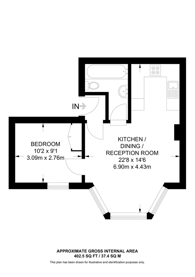 Appartement à Londres, Royaume-Uni, 37 m² - image 12