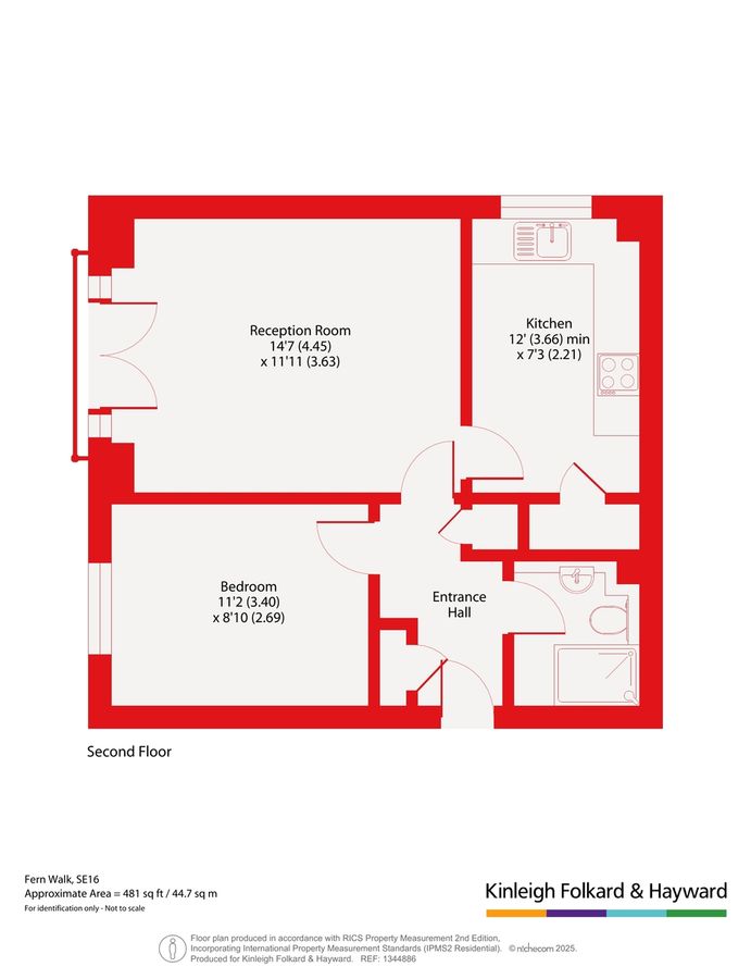 Wohnung in London, Großbritannien, 45 m² - Foto 13