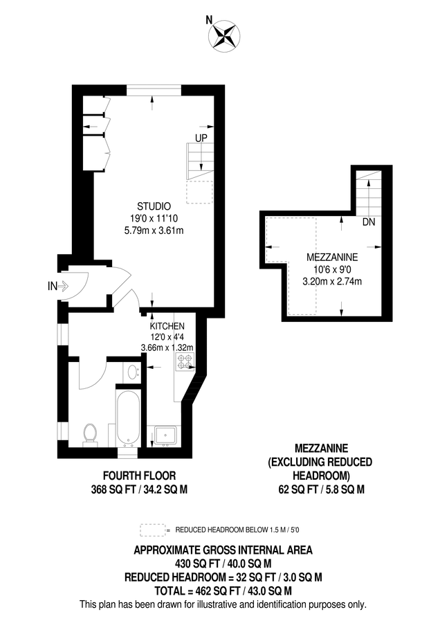 Wohnung in London, Großbritannien, 43 m² - Foto 13