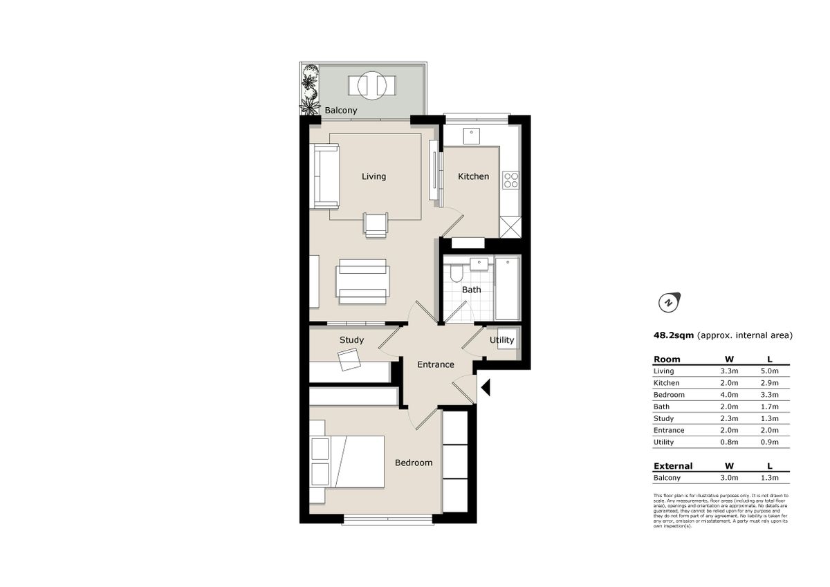 Wohnung in London, Großbritannien, 48 m² - Foto 11