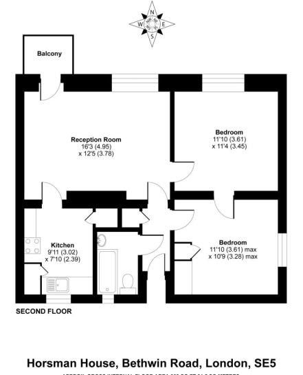 Wohnung in London, Großbritannien, 55 m² - Foto 13