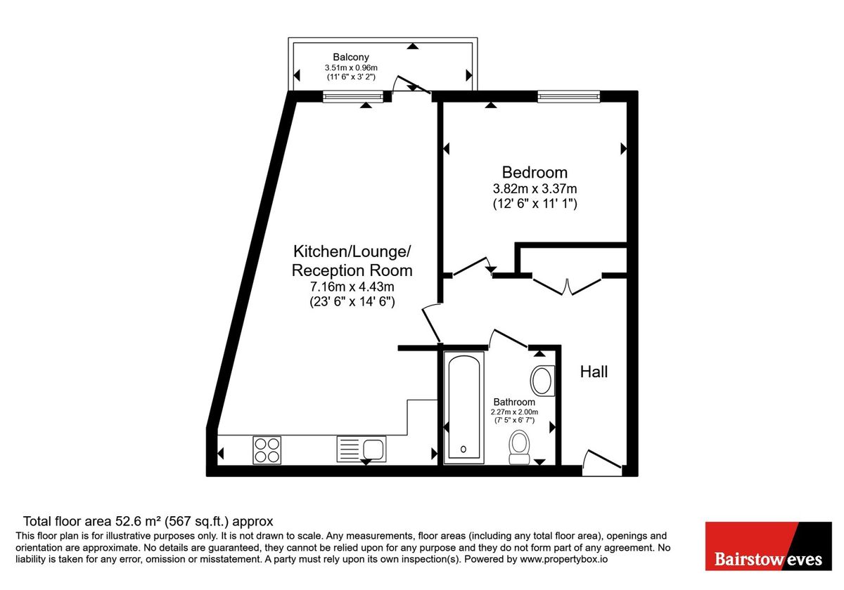 Wohnung in London, Großbritannien, 53 m² - Foto 14
