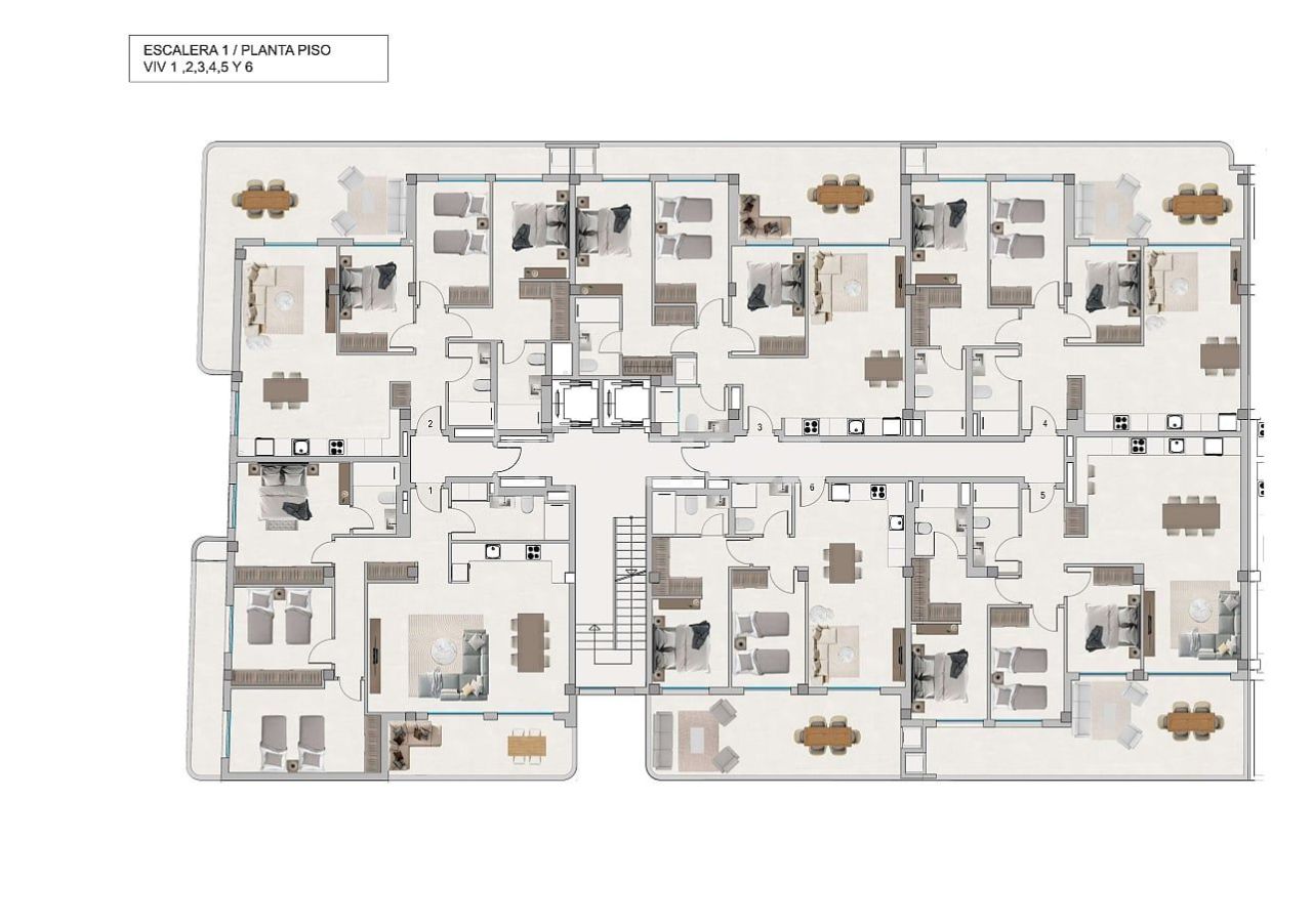 Penthouse à Santa Pola, Espagne, 140 m² - image 8