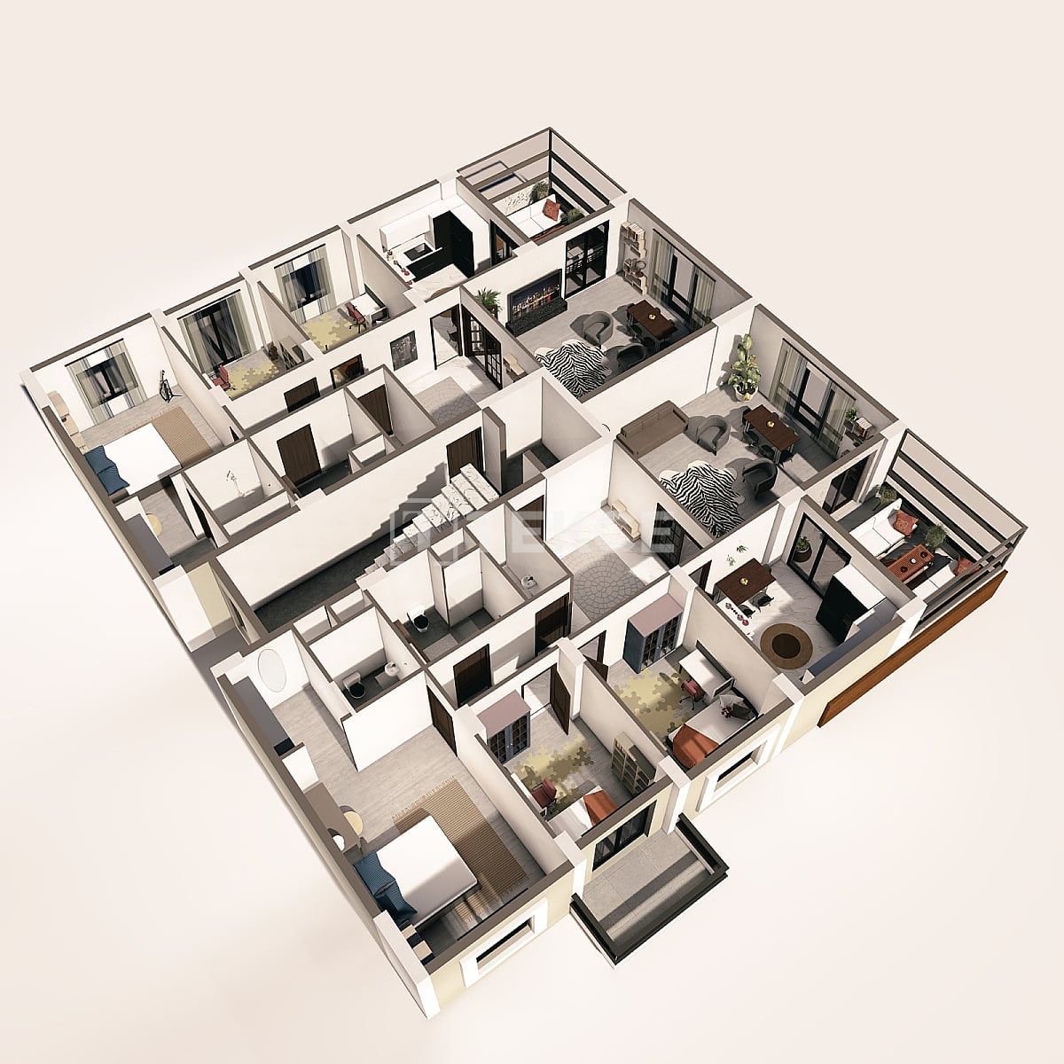 Appartamenti Ortahisar, Turchia, 196 m² - foto 12