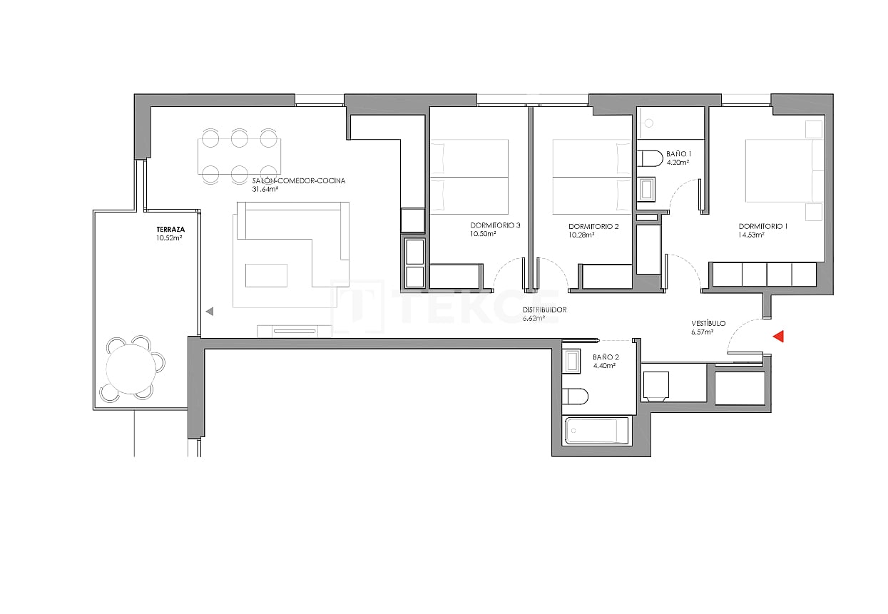 Apartment in Cubelles, Spain, 85 m² - picture 14