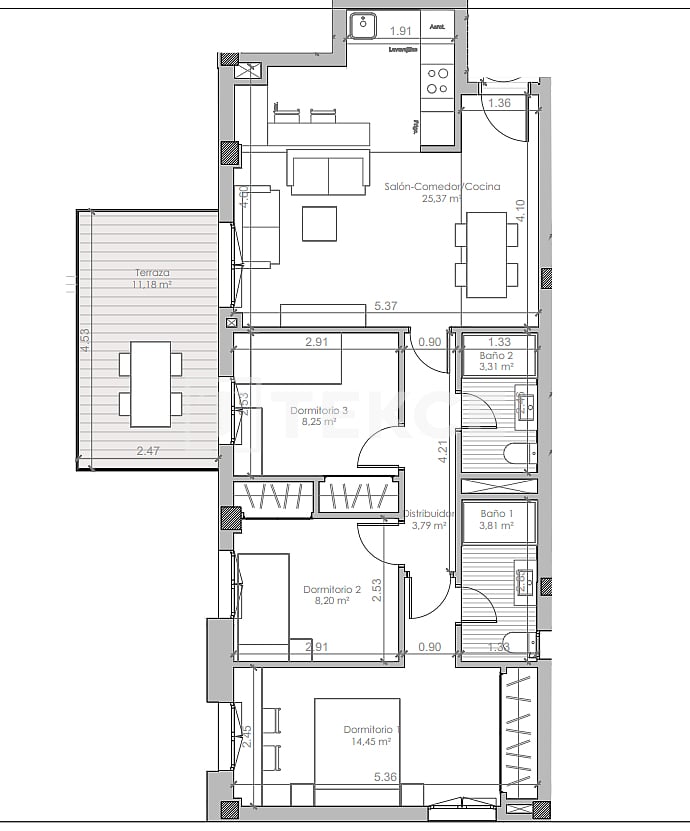 Apartment in Mijas, Spain, 79 m² - picture 14
