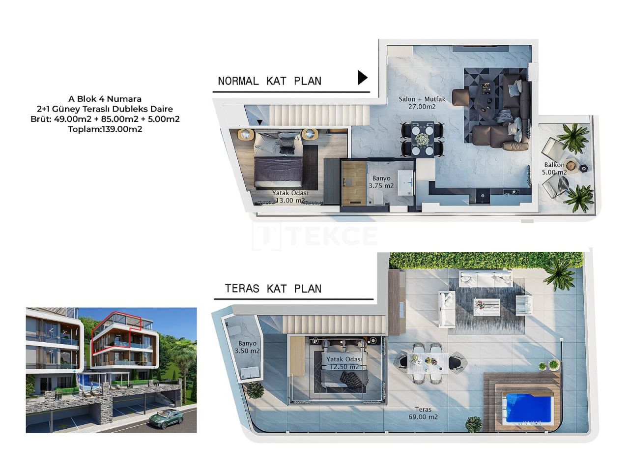 Apartment in Alanya, Türkei, 92 m² - Foto 16