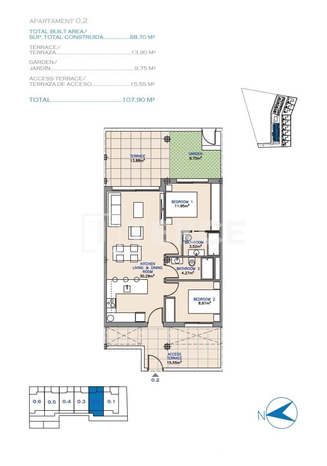 Appartamenti a Los Alcazares, Spagna, 68 m² - foto 18