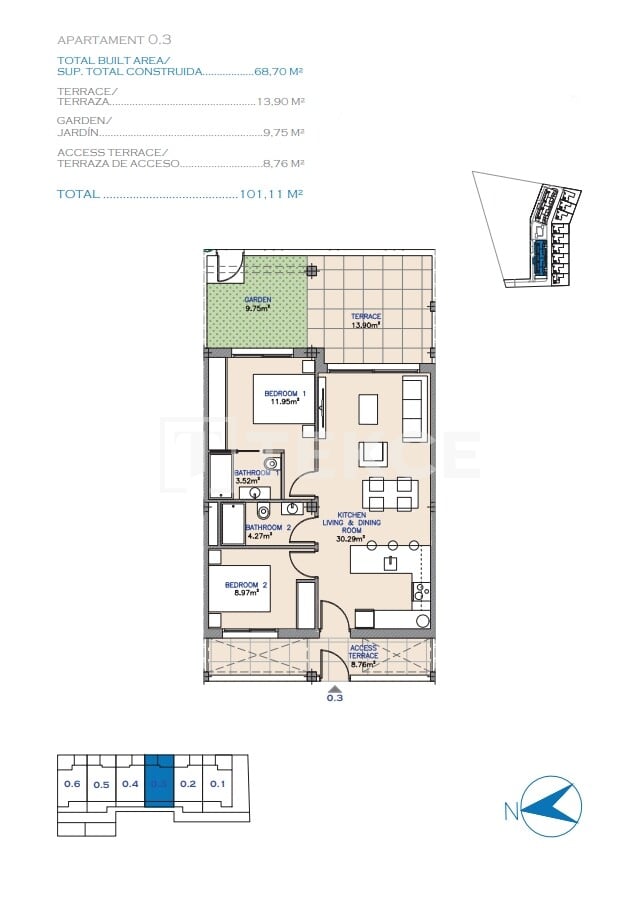 Appartamenti a Los Alcazares, Spagna, 68 m² - foto 19