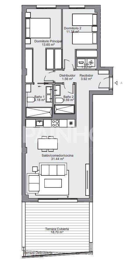 Apartment in Mijas, Spain, 75 m² - picture 11